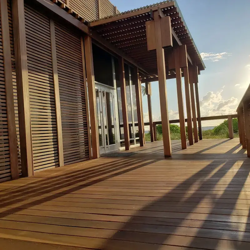 Terraza en el balcón